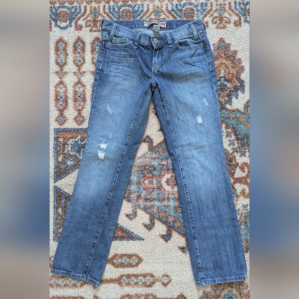 Gap Jeans Cropped/Ankle Cut Dark Wash size 1